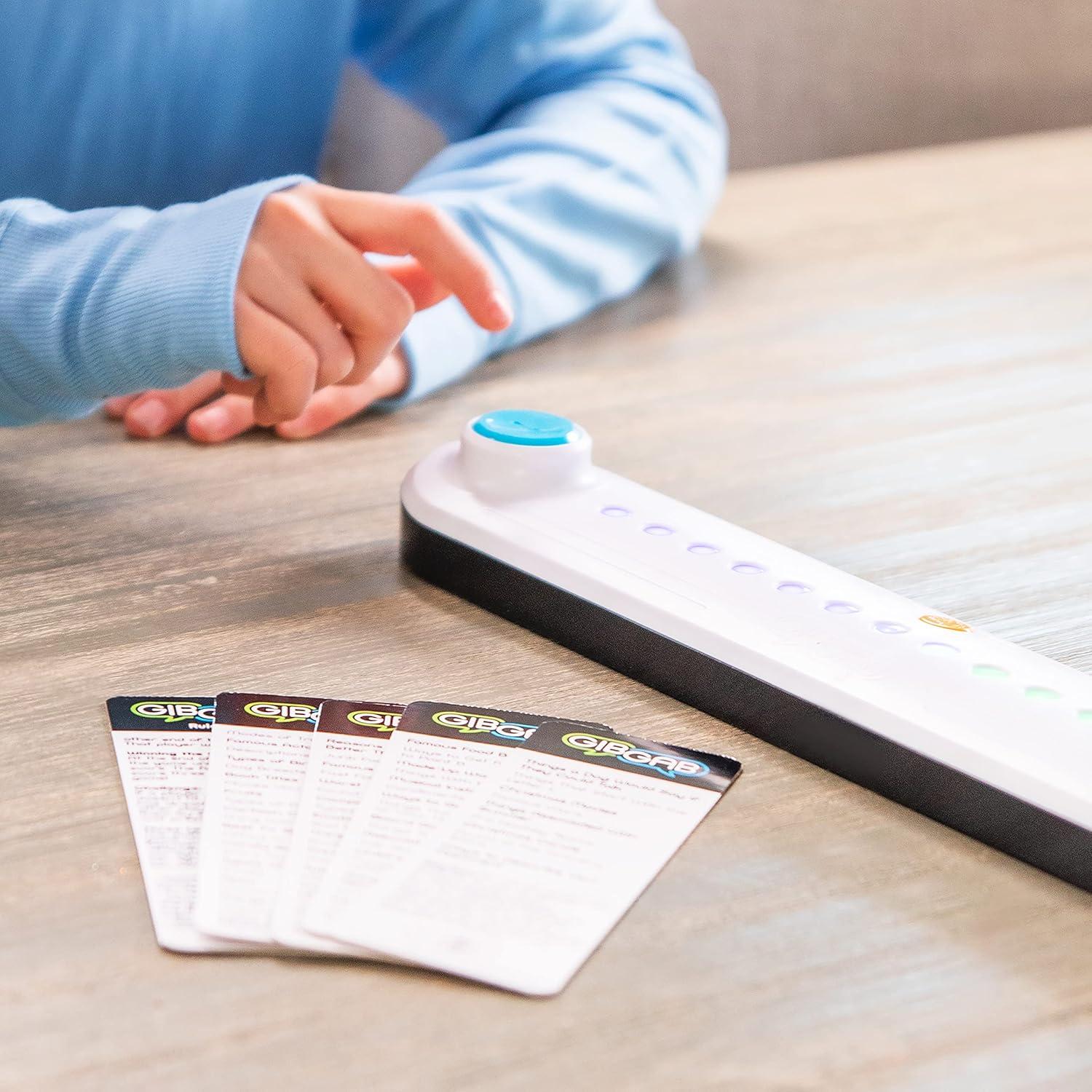 imageFat Brain Toys GibGab FastPaced Trivia Party Game for Kids ampamp Adults 2 Players