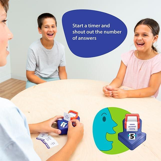 imageFat Brain Toys Hard Pass Family Party Games for Kids and Adults for Ages 8 and Up Kids Board Games