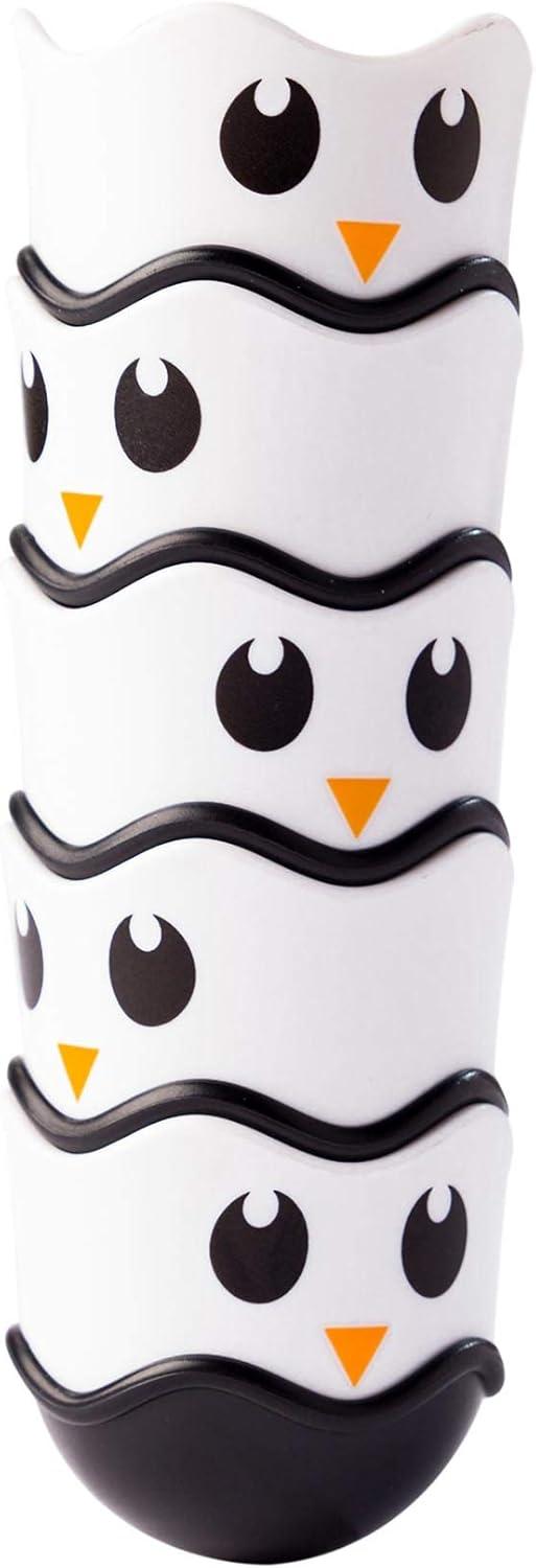 imageFat Brain Toys Waddle Bobbers Kids Bath Toys Bath Time Fun Playset with Floating Penguins