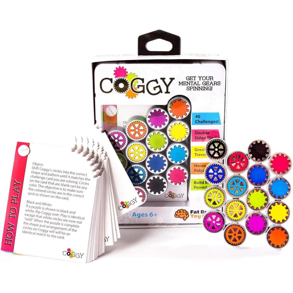 imageFat Brain Toys Coggy Fidget Puzzles Brain Teaser Travel Puzzle Games