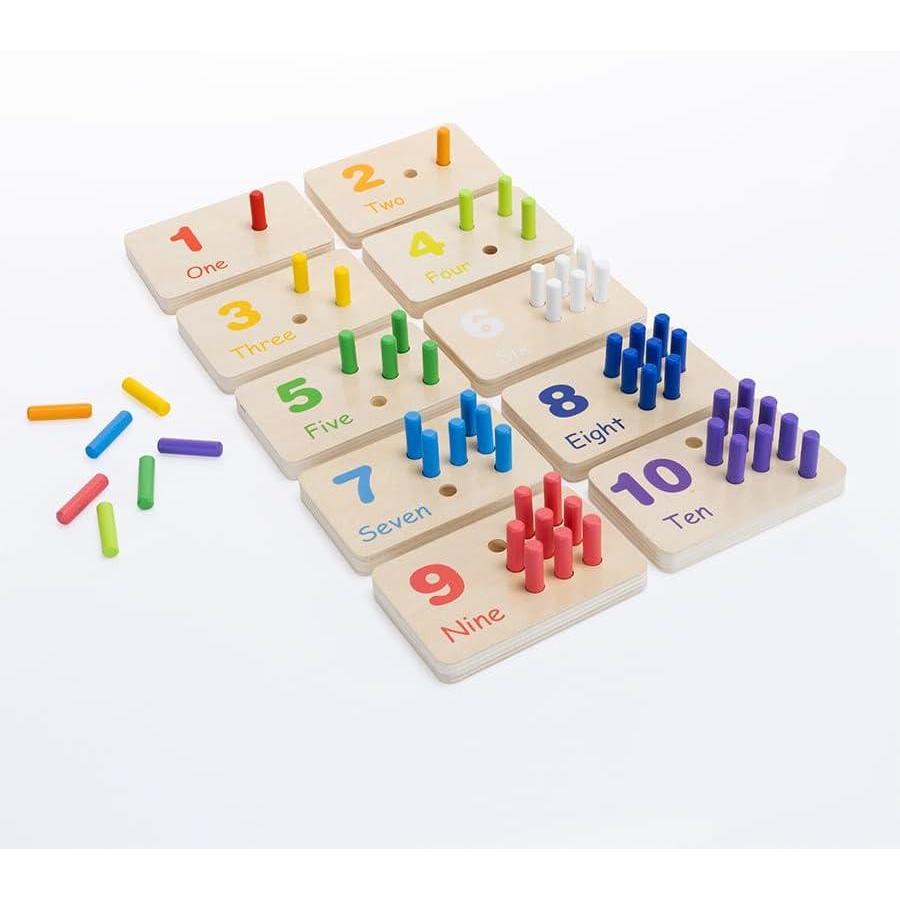 imageFat Brain Toys Digital Matching Board Match ampamp Count Peg Boards Early Learning Toys for Ages 3 to 6
