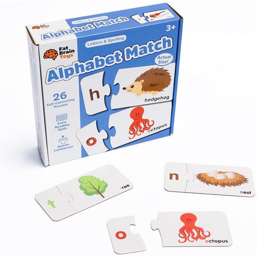 imageFat Brain Toys Learning Steps Letters ampamp Spelling Alphabet Match Alphabet Match Early Learning Toys for Ages 3 to 6
