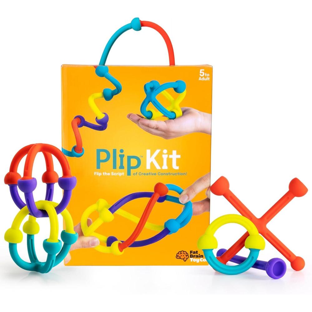 imageFat Brain Toys Plip Kit Building Toys for Creative Play Creative Construction Play Set Kids Toys Ages 5 to 12