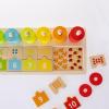 Fat Brain Toys Counting & Matching Board 1-10 – Match & Stack Counting Board Early Learning Toys for Ages 2 to 5