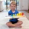 Fat Brain Toys Counting & Matching Board 1-10 – Match & Stack Counting Board Early Learning Toys for Ages 2 to 5