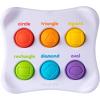 Fat Brain Toys Dimpl Duo, Early Learning Sensory Toy for Babies 1 Year+ & Toddlers, Interactive Baby Toys with Braille, Fidget Toys