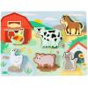 Fat Brain Toys Farm Textured Puzzle Baby Toys & Gifts for Ages 1 to 4