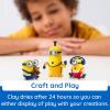 Fat Brain Toys Hey Clay Minions, Air Dry Clay Kit with Interactive App for Kids & Tweens, Modeling Clay and Crafts Set for Kids Ages 5 to 11
