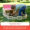 Fat Brain Toys Horse Barn – Rustic Ridge Stable Pretend Play & Imaginative Play for Ages 3 to 9