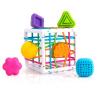 Fat Brain Toys InnyBin Shape Learning Toys, Sensory Toys for Babies and Toddlers, Baby Toys Ages 10 Months+(Shape Sorter)