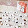 Fat Brain Toys Learning Steps – Memory & Sequence Animal Families – Animal Families Puzzles for Ages 2 to 5