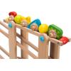 Fat Brain Toys Marble Run, Roll ‘n Go Wooden Marble Run Back-and-Forth Ball Track, 2 Year Old Toys