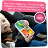 Fat Brain Toys PlayTab Go, Portable Sensory Activity Board with a Clip Ring to Attach to Diaper Bags for Babies and Toddlers Ages 12 Months+