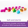 Fat Brain Toys Plip Charms Teal, Cute Customizable Charm Bracelet and Ring, Soft and Squishy DIY Jewelry Making Kit for Boys and Girls Ages 4 to 10(Pink)