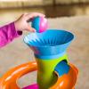 Fat Brain Toys RollAgain Tower, Cause-and-Effect Ball Run for Toddlers and Kids, Ball Drop Toy