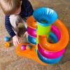 Fat Brain Toys RollAgain Tower, Cause-and-Effect Ball Run for Toddlers and Kids, Ball Drop Toy
