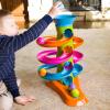 Fat Brain Toys RollAgain Tower, Cause-and-Effect Ball Run for Toddlers and Kids, Ball Drop Toy
