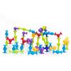 Fat Brain Toys Squigz Deluxe Set – 50-Piece Suction Construction Toys, Suction Bath Toys, Sensory Toys for Kids 3 and Up