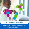 Fat Brain Toys Whirly Squigz, Silicone Spinners and Suction Toys for Kids 10 Months and Up