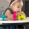 Fat Brain Toys pipSquigz, Sensory Baby Toys 6 Months Plus, Rattle Suction Cup Toy(pipSquigz rattle suction cups)