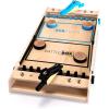 Fat Brain Toys Battle Box Marble Games, Targeting Aiming Tabletop Wooden Game for Kids & Tweens Ages 8-12