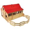 Fat Brain Toys Horse Barn – Rustic Ridge Stable Pretend Play & Imaginative Play for Ages 3 to 9