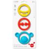Fat Brain Toys Nigi Nagi and Nogi Teething Rings by MOLUK – Nigi Nagi and Nogi Teething Rings by MOLUK – Primary