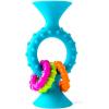 Fat Brain Toys pipSquigz, Sensory Baby Toys 6 Months Plus, Rattle Suction Cup Toy(pipSquigz Loops)