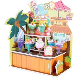 Fat Brain Toys DIY Drinks House – Little Sipper Drink Stand Arts & Crafts for Ages 8 to 12