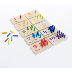Fat Brain Toys Digital Matching Board – Match & Count Peg Boards Early Learning Toys for Ages 3 to 6
