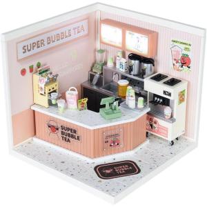 Fat Brain Toys Double Joy Bubble Tea D.I.Y. Mini Set Arts & Crafts for Ages 8 to 12