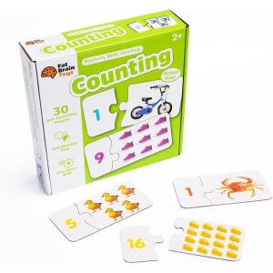 Fat Brain Toys Learning Steps – Counting – Counting Puzzles Early Learning Toys for Ages 2 to 5