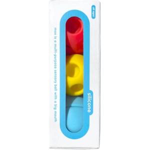 Fat Brain Toys MOX 3-Set Primary by MOLUK – Sensory Balls, Creative Play, Ages 0+