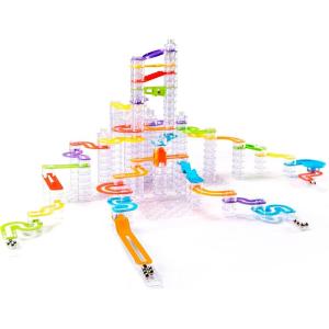 Fat Brain Toys Trestle Tracks Pro Marble Run Set, 274-Piece Modular Marble Track, STEM Toys for Kids, Fun Science Kits for Girl and Boy Ages 8-13+