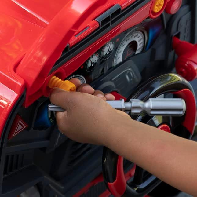 imageFat Brain Toys My Auto Shop Engine Builder Pretend Mechanic Playset for Ages 3