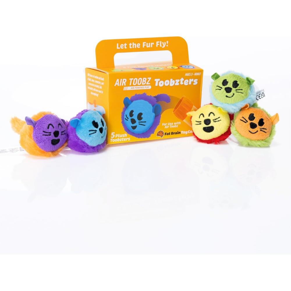 imageFat Brain Toys Air Toobz Toobzters  Air Toobz Toobzters 5 Pack  New Plush for Ages 3 to 12