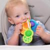 Fat Brain Toys Dimpl Clutch, Popping Sensory Take-Along Baby Toy & Teether for Babies 0 Months+, Fidget Toy