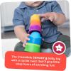 Fat Brain Toys Dimpl Stack Popping Stack & Nest Baby Toy, Sensory Toys for Babies 6 Months+, Fidget Toys for Toddlers