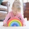 Fat Brain Toys FBT Rainbow Stacker – Rainbow Arches Stack and Play Baby Toys & Gifts for Ages 2 to 3