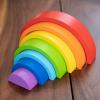 Fat Brain Toys FBT Rainbow Stacker – Rainbow Arches Stack and Play Baby Toys & Gifts for Ages 2 to 3
