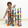 Fat Brain Toys Marble Run Clear Set – 200pc – Marble Run 200 Piece Set Building & Construction for Ages 3 to 10