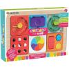 Fat Brain Toys PlayTab Essentials, Modular Sensory Activity Board, Busy Board for Toddlers and Babies Ages 12 Months+
