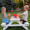 Fat Brain Toys Pretendables Picnic Basket Set – Pretend Playset with Storage, 3+