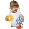 MOLUK Oibo Sensory Toy Monochrome Baby Toys & Gifts for Ages 0 to 11(3pk Primary Colors)