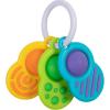Fat Brain Toys Dimpl Clutch, Popping Sensory Take-Along Baby Toy & Teether for Babies 0 Months+, Fidget Toy