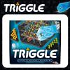 Fat Brain Toys Triggle – Stretch Four to Score [Fun Family Brainteaser Strategy Game for Kids, Teens, & Adults] Rubber Band Triangle Game