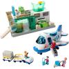 Fat Brain Toys Airport Terminal and Jet Plane Playset Airport Playset