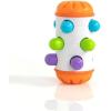 Fat Brain Toys Rolio- Sensory Toys for Babies 6 Months+, Tummy Time Rattle