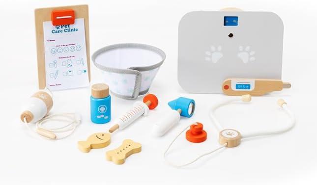 imageFat Brain Toys Pet Care Clinic Pretend Play amp Imaginative Play for Ages 3 to 5