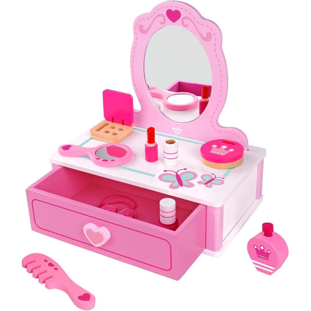 imageFat Brain Toys Pretend amp Play Makeup Station Pretend Play amp Imaginative Play for Ages 3 to 5